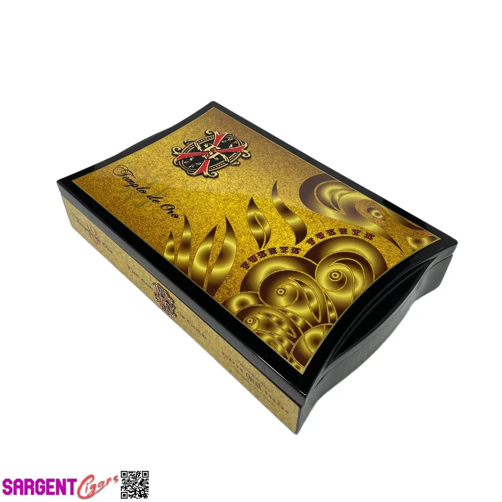 Arturo Fuente Opus X Templo de Oro Age of Gold Empty Wooden Cigar Box